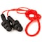 Safe Handler CovertX Ear Plugs, Noise Reducing Ear, Black/Red (5-Pack) SH-CXEP-MS-RBK - alternate 1
